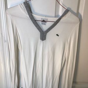 Lacoste pullover with hoodie
